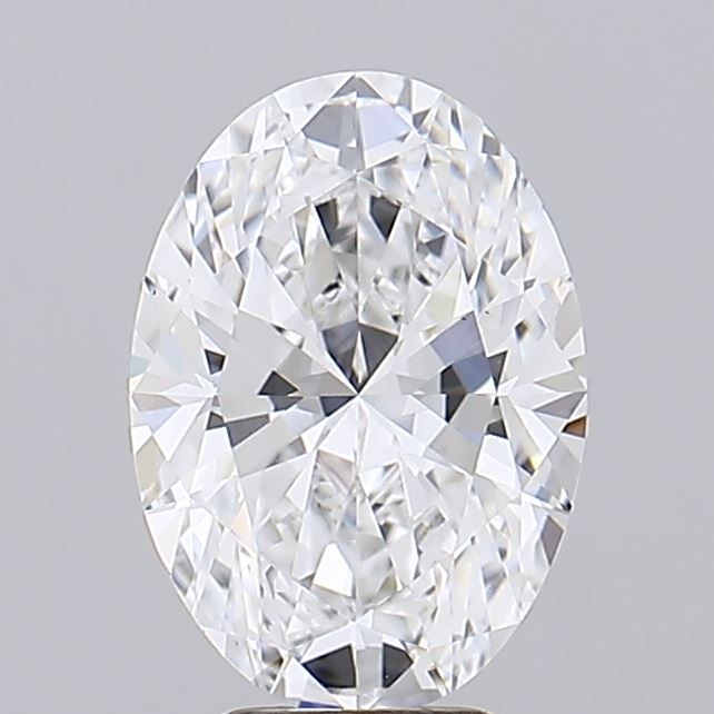 3.45 ct. oval Lab Grown Diamond front image