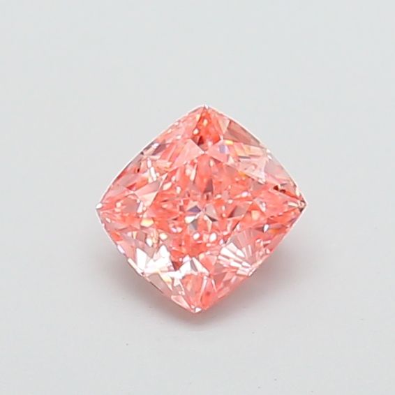 0.86 CT Fancy Vivid Pink CUSHION MODIFIED