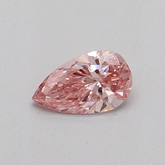 0.13 CT Fancy Intense Pink PEAR