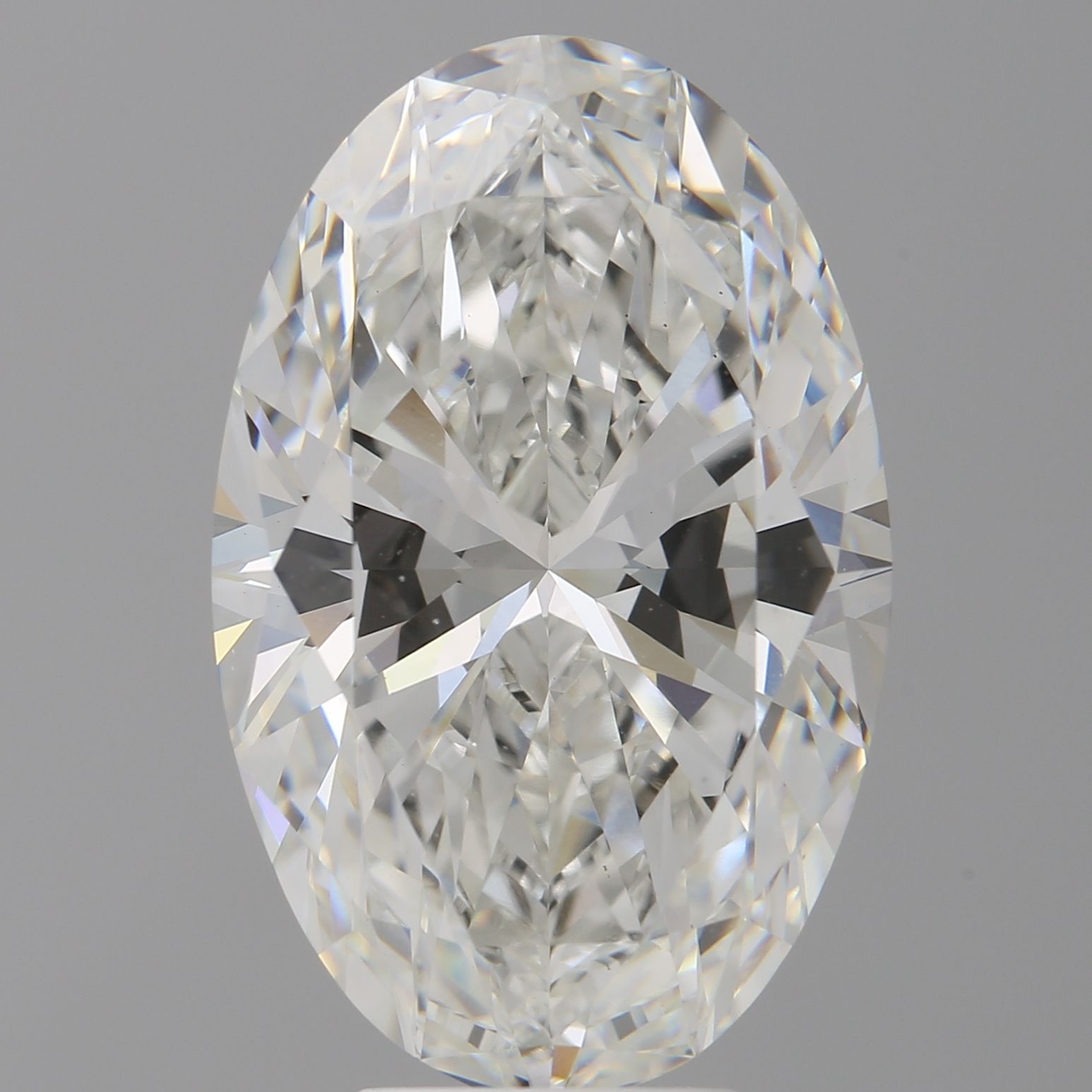 7.05 ct. oval Lab Grown Diamond front image