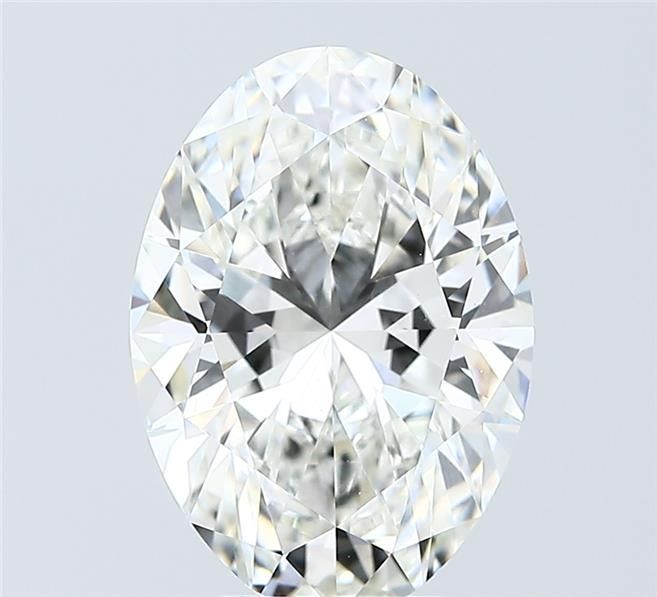 4.09 ct. oval Lab Grown Diamond front image
