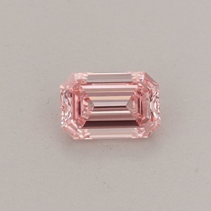 0.24 CT Fancy Vivid Pink EMERALD