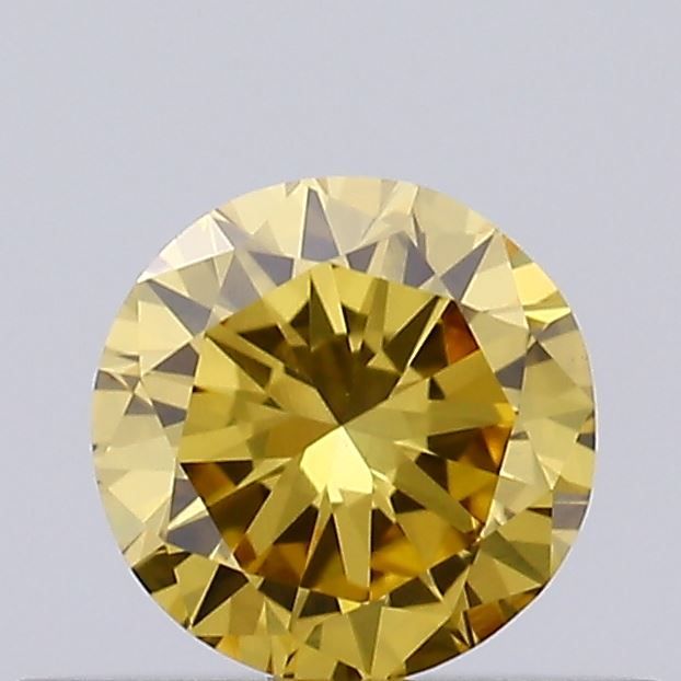 0.27 CT Fancy Intense Yellow ROUND