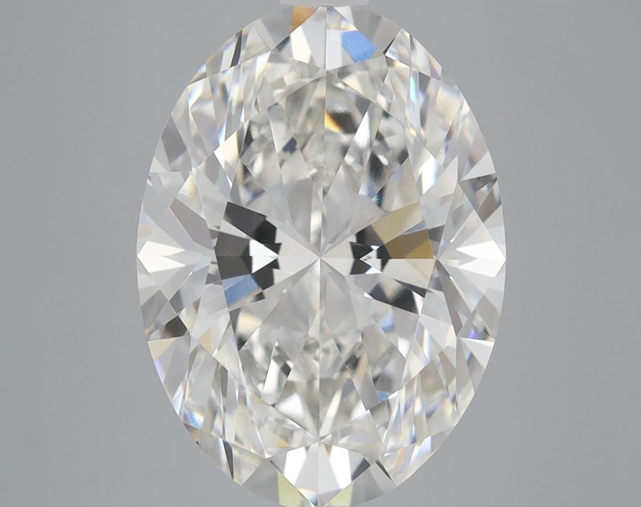 6.07 ct. oval Lab Grown Diamond front image