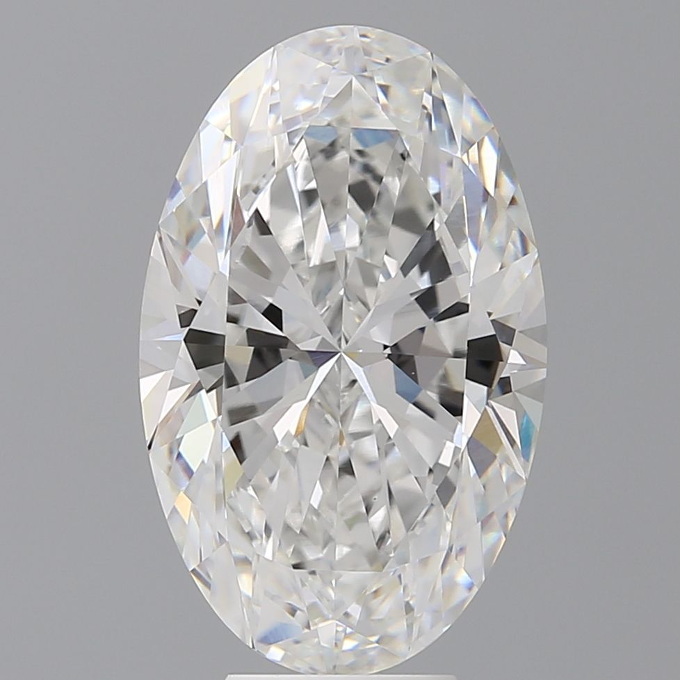 7.09 ct. oval Lab Grown Diamond front image