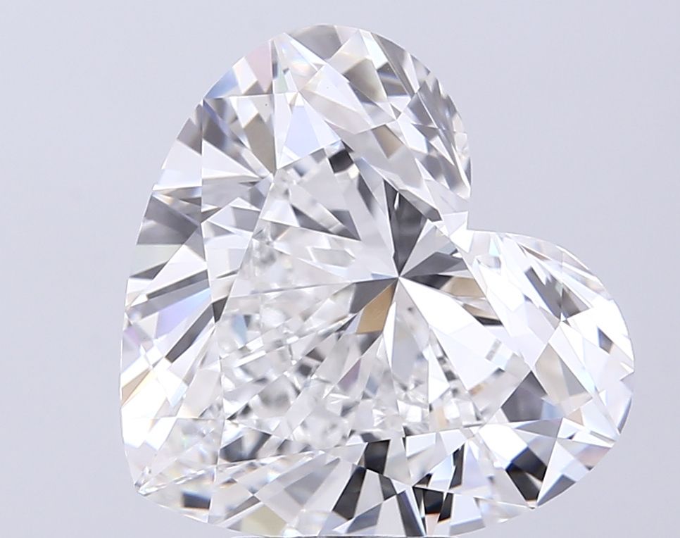 7.56 ct. heart Lab Grown Diamond front image