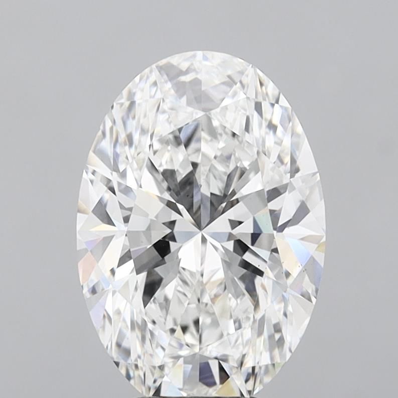 6.03 ct. oval Lab Grown Diamond front image