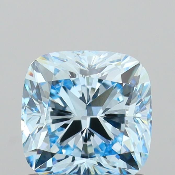 1.11 CT Fancy Vivid Blue CUSHION MODIFIED