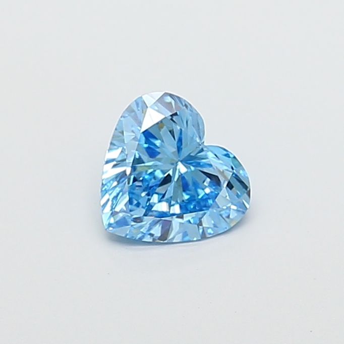 1.03 CT Fancy Vivid Blue HEART