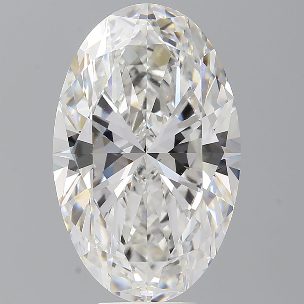 9.10 ct. oval Lab Grown Diamond front image