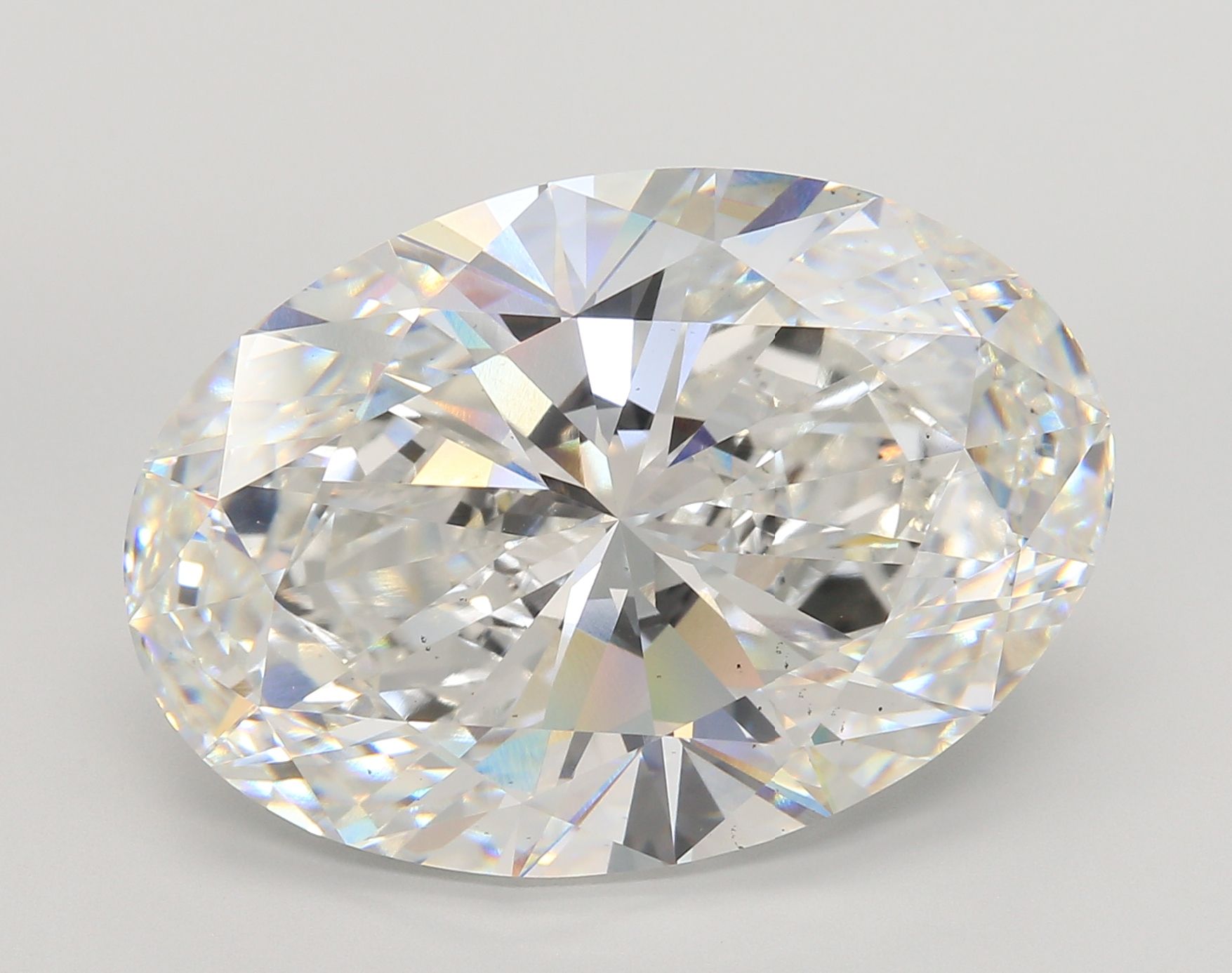 20.70 ct. oval Lab Grown Diamond front image