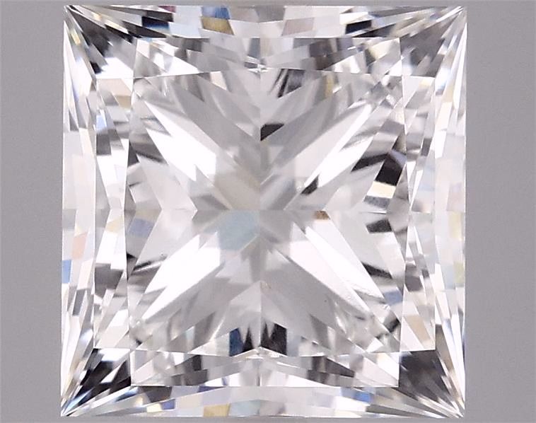 3.87 ct. princess Lab Grown Diamond front image