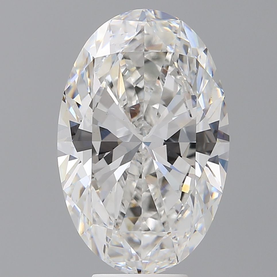7.07 ct. oval Lab Grown Diamond front image
