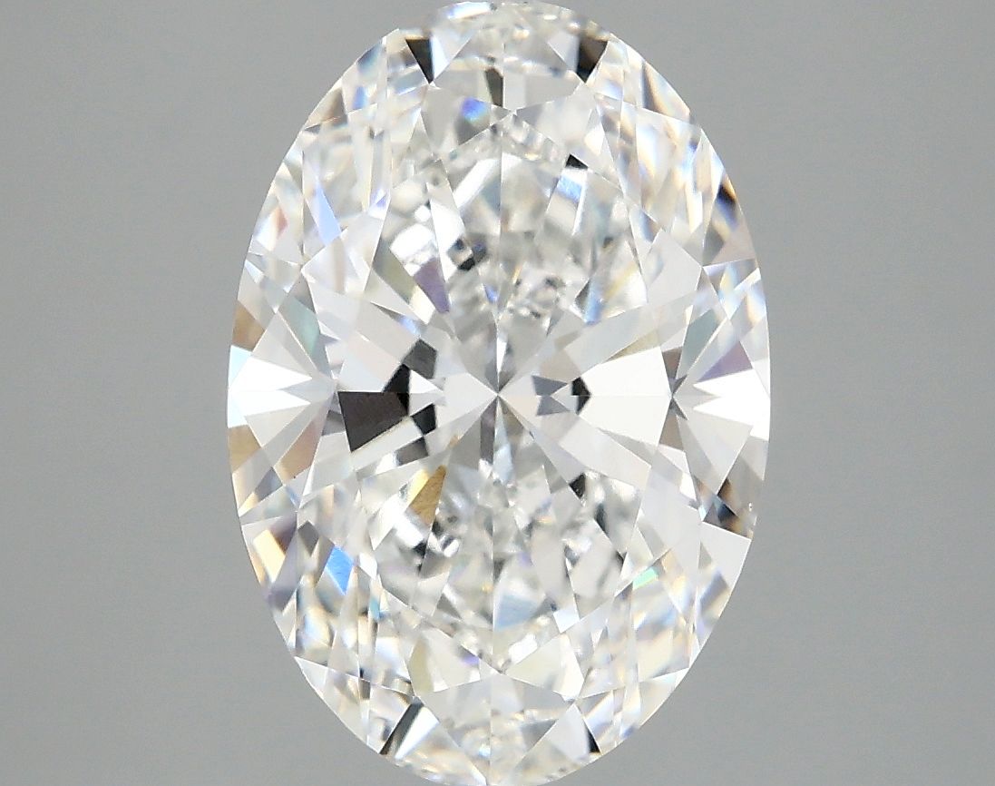 3.95 ct. oval Lab Grown Diamond front image