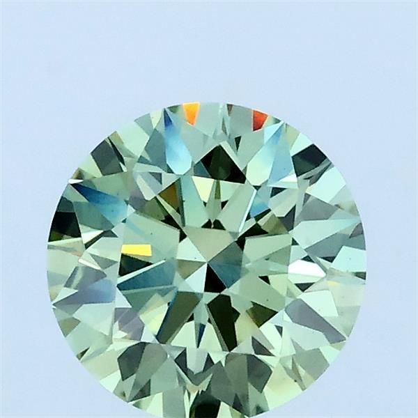 1.0 CT Fancy Vivid Green ROUND