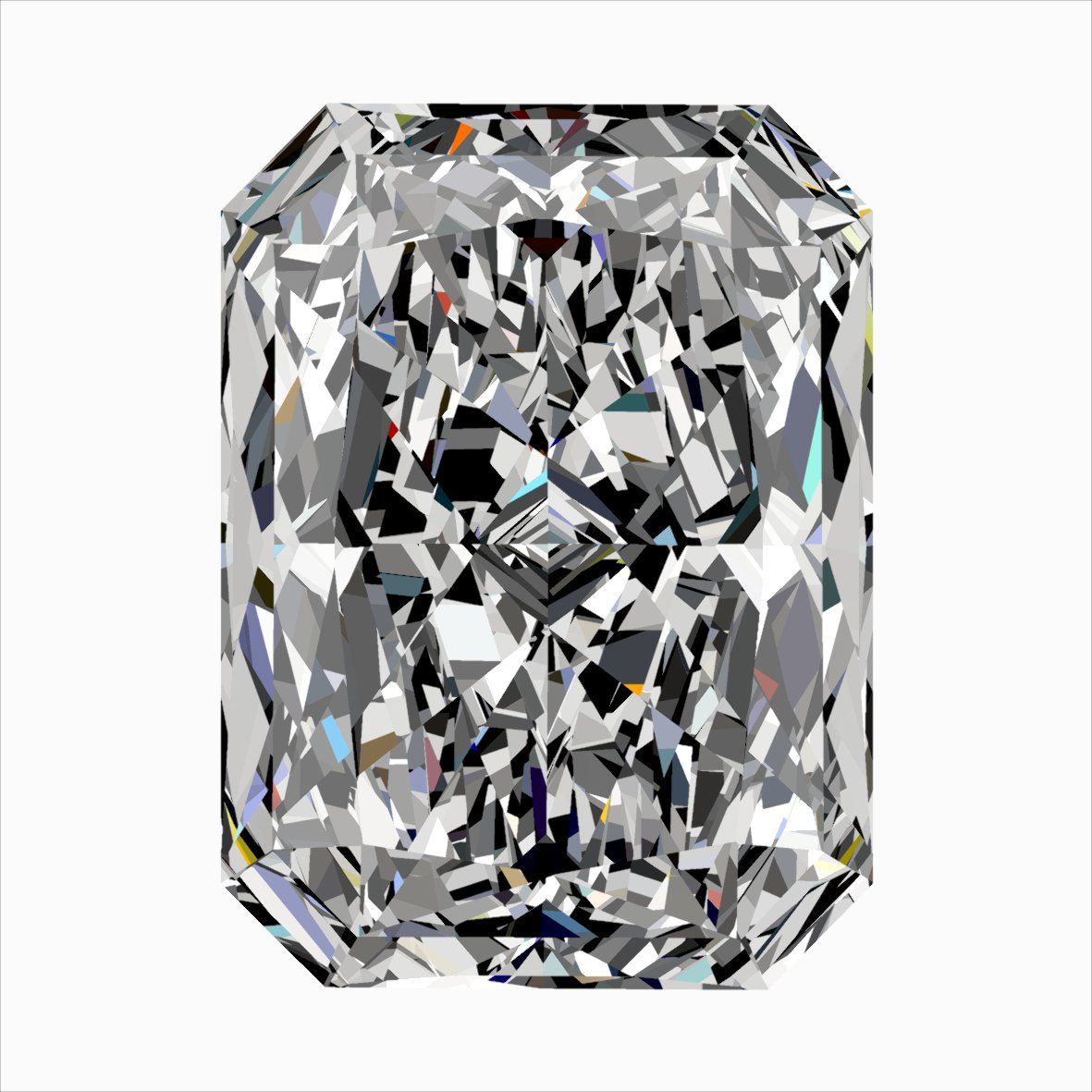 0.42 ct Radiant diamond