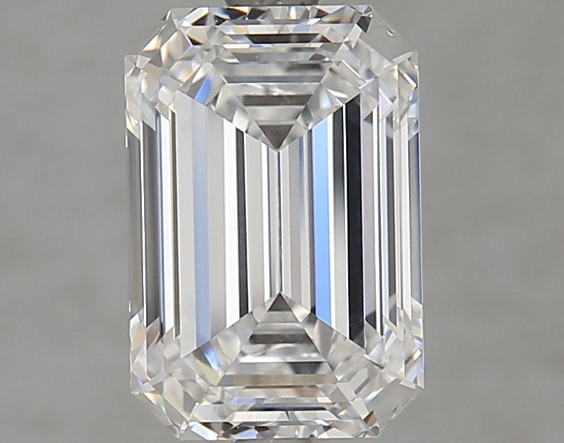 Diamant Émeraude 3.10 ct - Couleur D - Pureté VVS1
