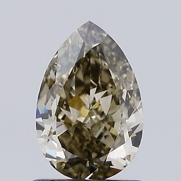 1.2 CT Fancy Light Gray Yellow PEAR
