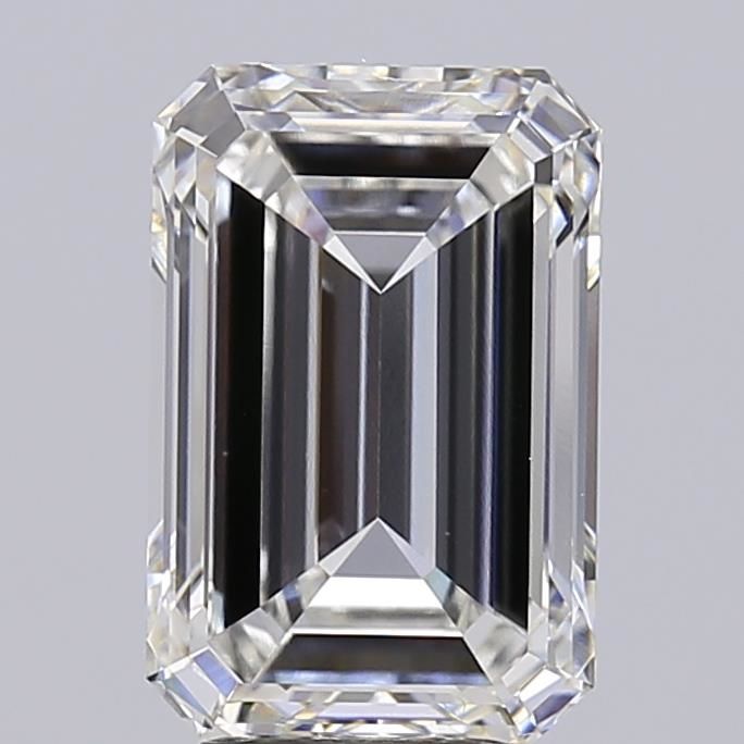5.04 ct. emerald Lab Grown Diamond front image