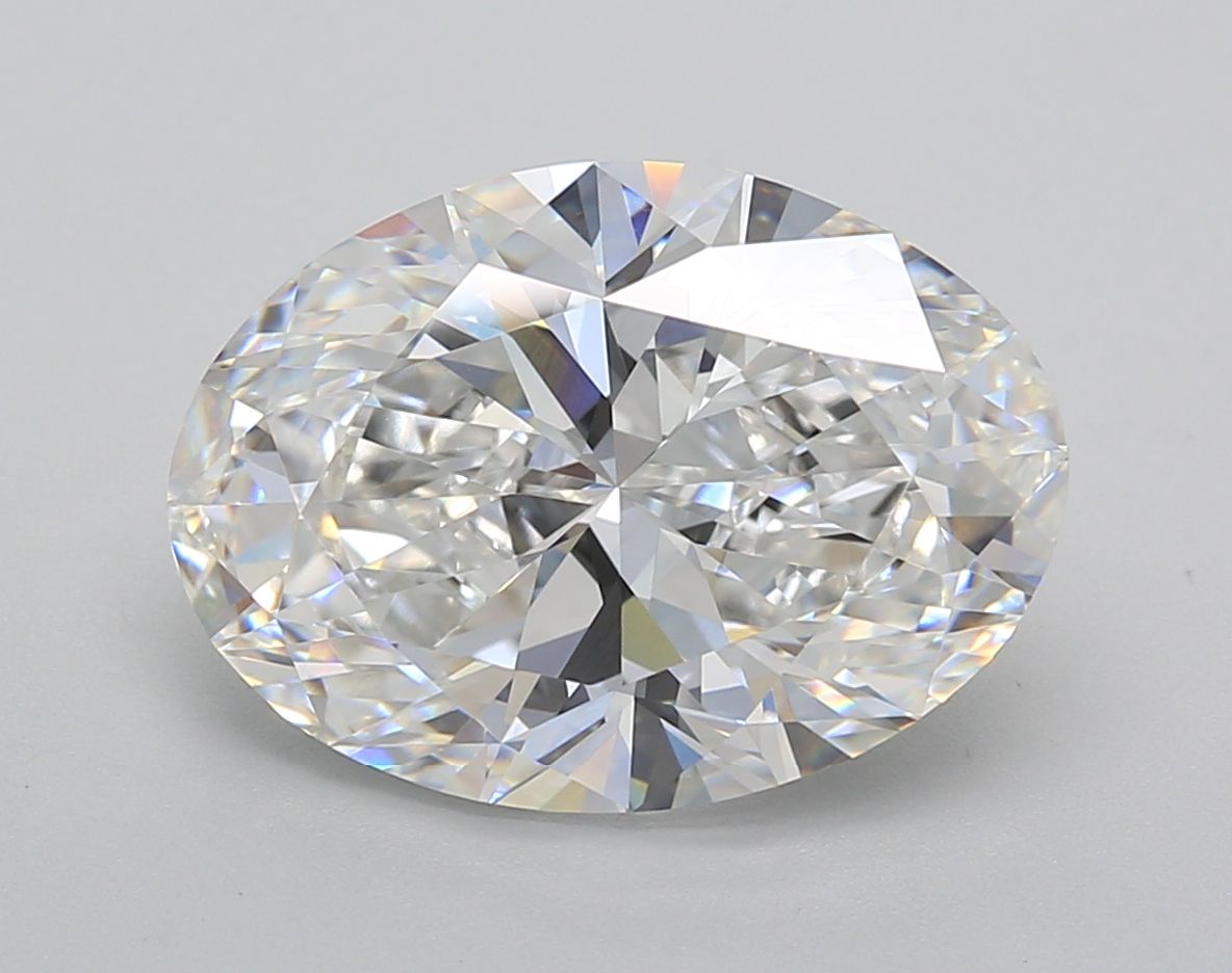 5.01 ct. oval Lab Grown Diamond front image