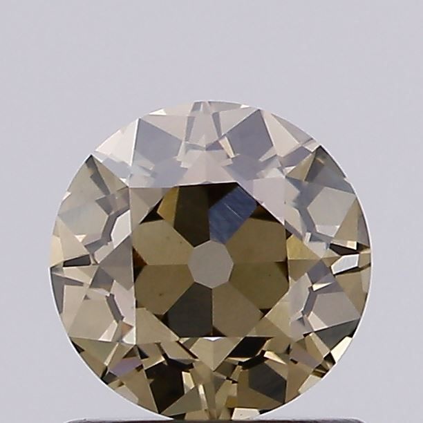 0.84 CT Fancy Light Yellowish Gray OLD EUROPEAN CUT