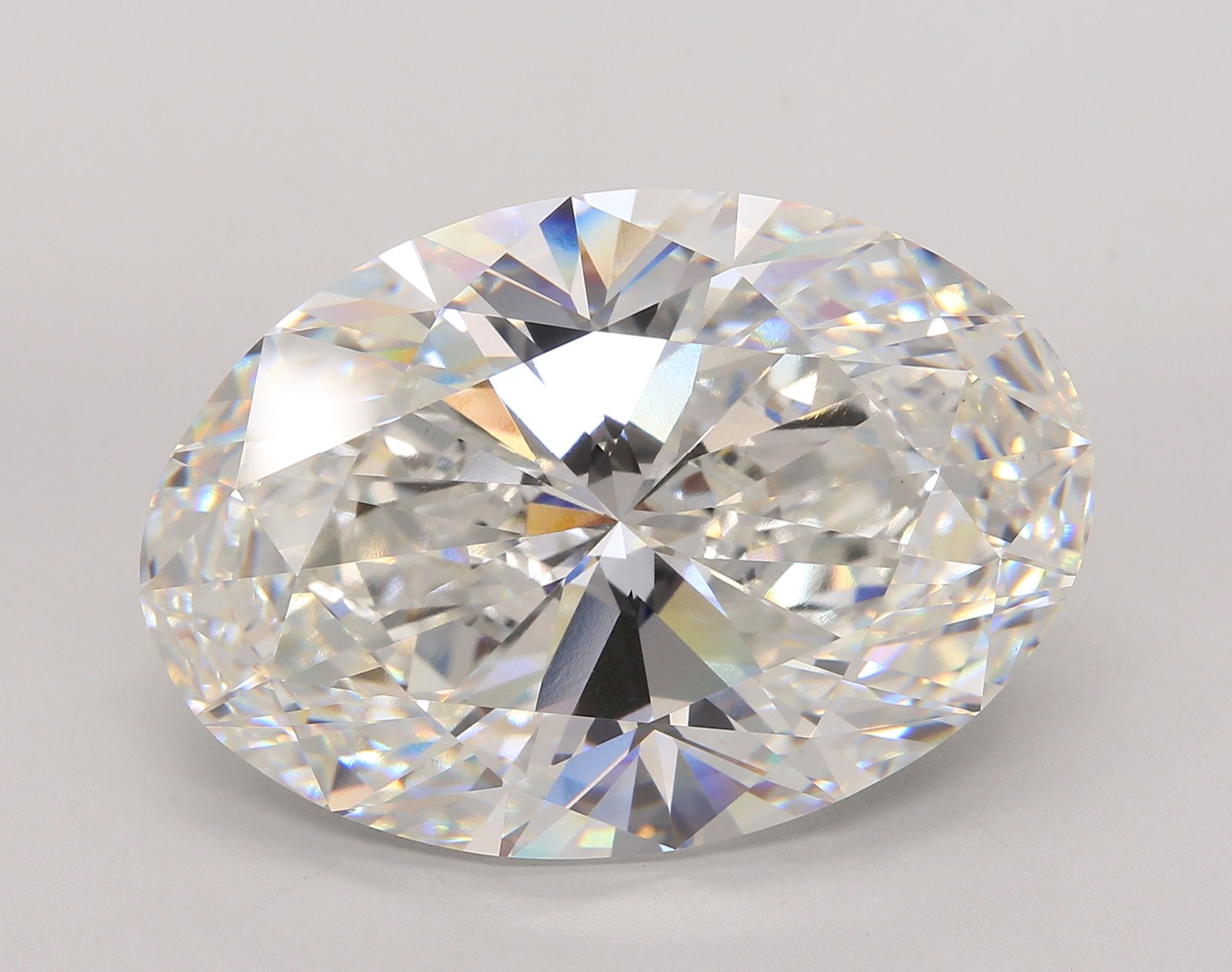31.72 ct. oval Lab Grown Diamond front image