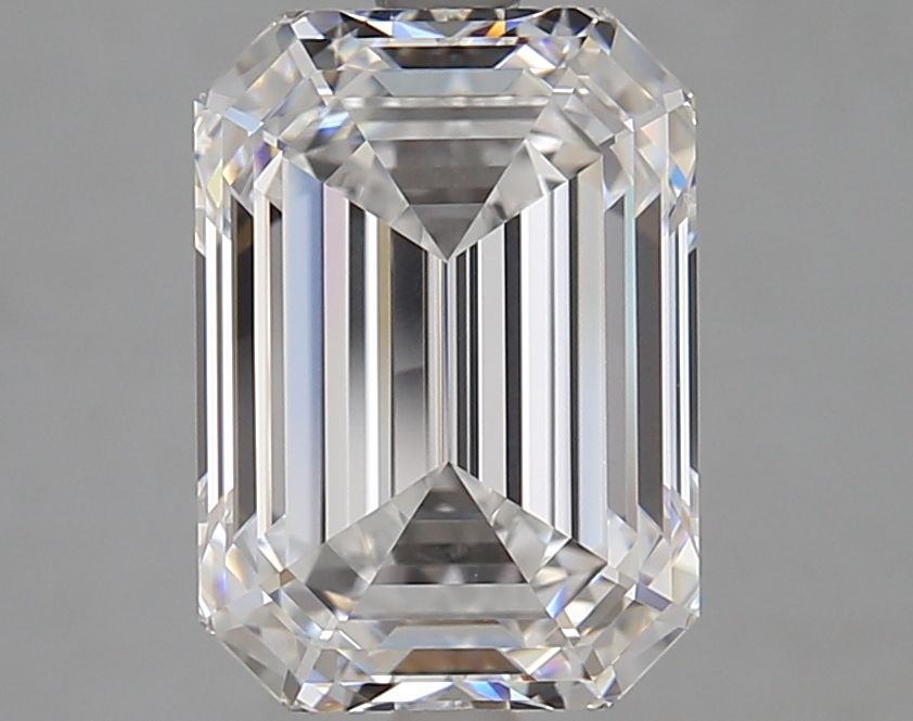 Diamant Émeraude 4.02 ct - Couleur D - Pureté VVS1