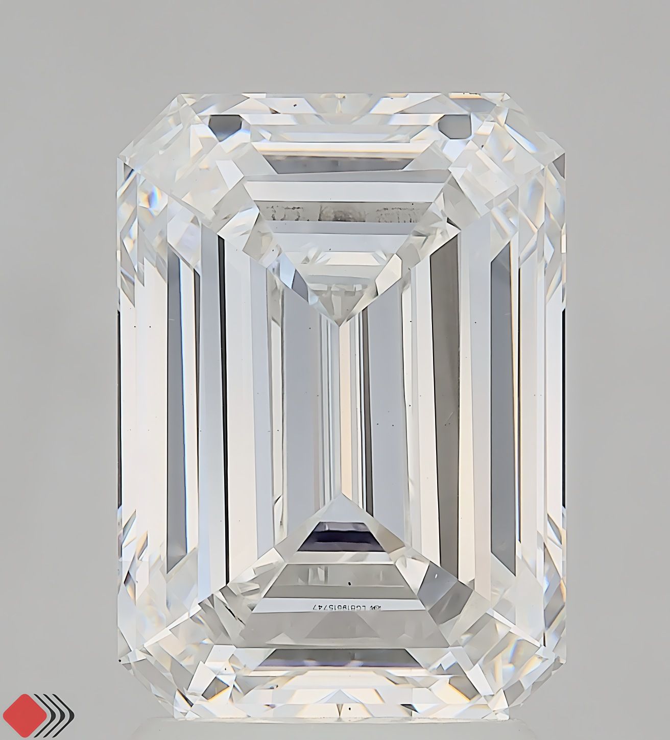 3.08 ct. emerald Lab Grown Diamond front image