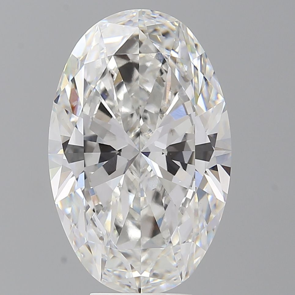 7.03 ct. oval Lab Grown Diamond front image