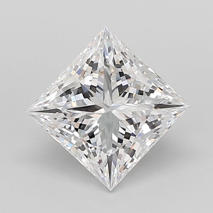 3.08 ct. princess Lab Grown Diamond front image