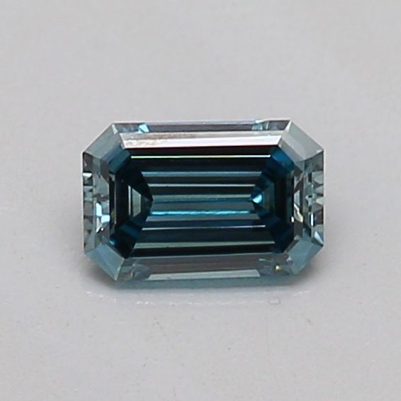0.2 CT Fancy Vivid Green Blue EMERALD