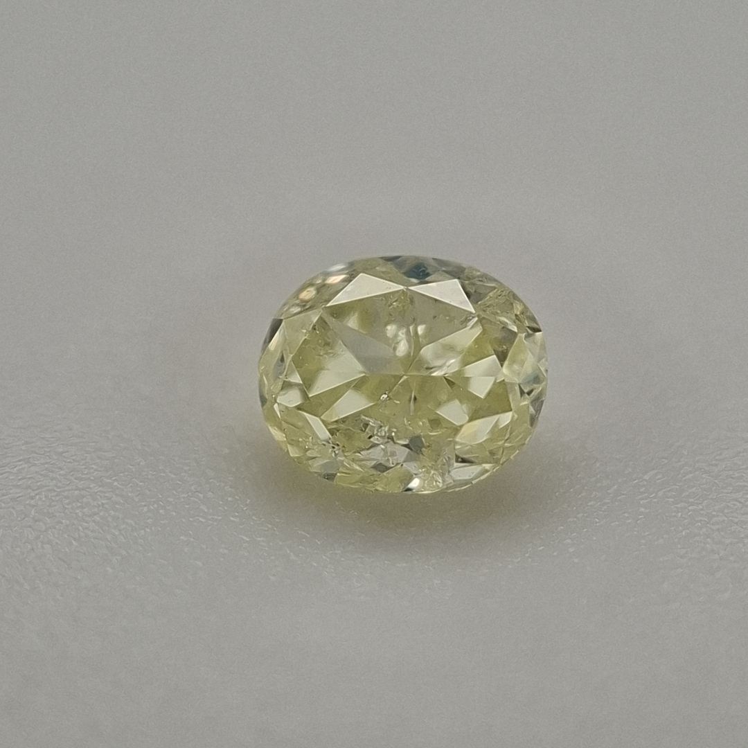 Diament 0.37 ct Fancy Yellow/I1