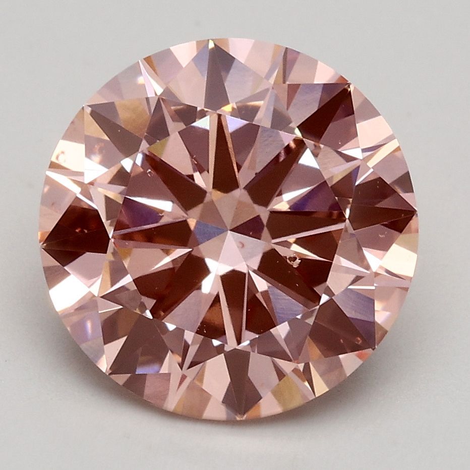 2.70 ct. round Lab Grown Diamond front image