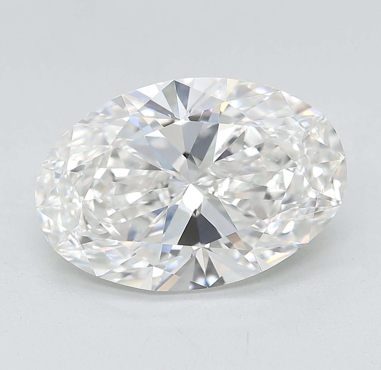5.11 ct. oval Lab Grown Diamond front image