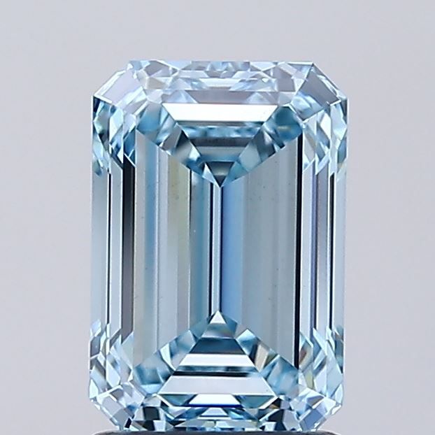 1.76 CT Fancy Vivid Blue EMERALD