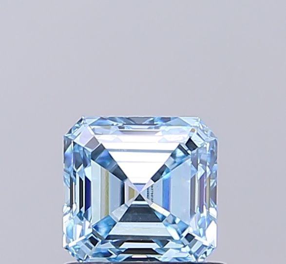 1.01 CT Fancy Intense Blue ASSCHER