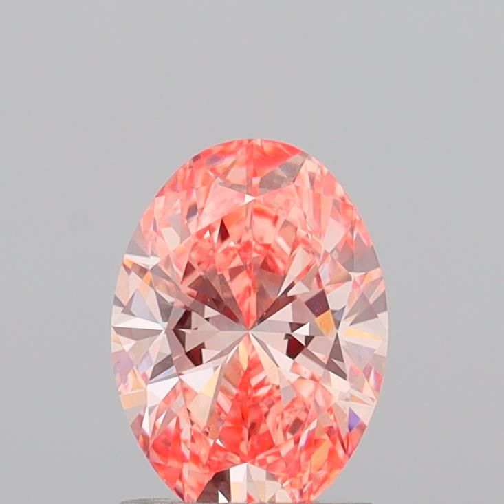 1.44 CT Fancy Vivid Pink OVAL