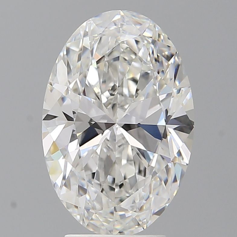 4.09 ct. oval Lab Grown Diamond front image