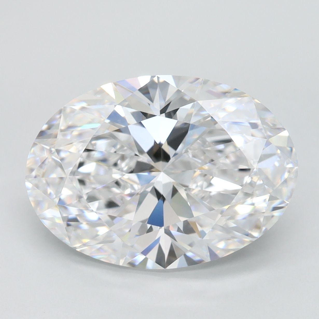 3.85 ct. oval Lab Grown Diamond front image