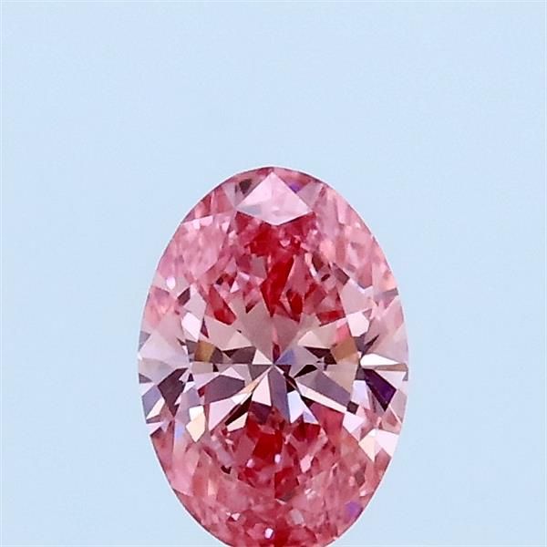 0.41 CT Fancy Vivid Pink OVAL