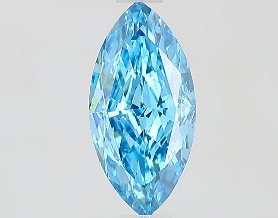 1.04 CT Fancy Vivid Blue MARQUISE