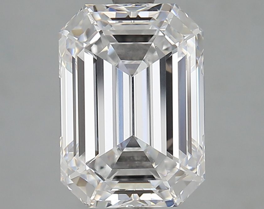 Diamant Émeraude 4.01 ct - Couleur D - Pureté VVS1