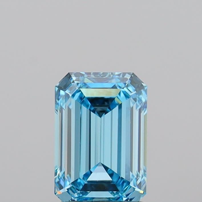 1.38 CT Fancy Vivid Blue EMERALD