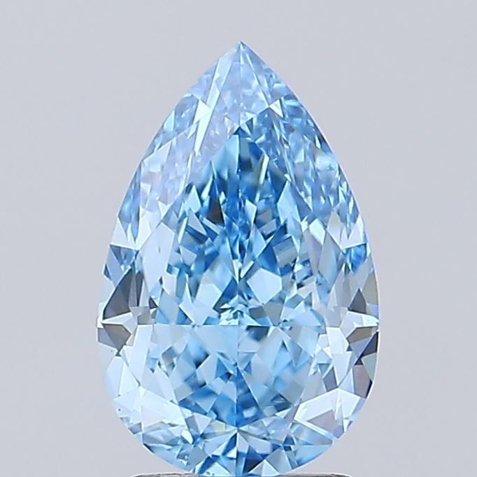 1.74 CT Fancy Vivid Blue PEAR