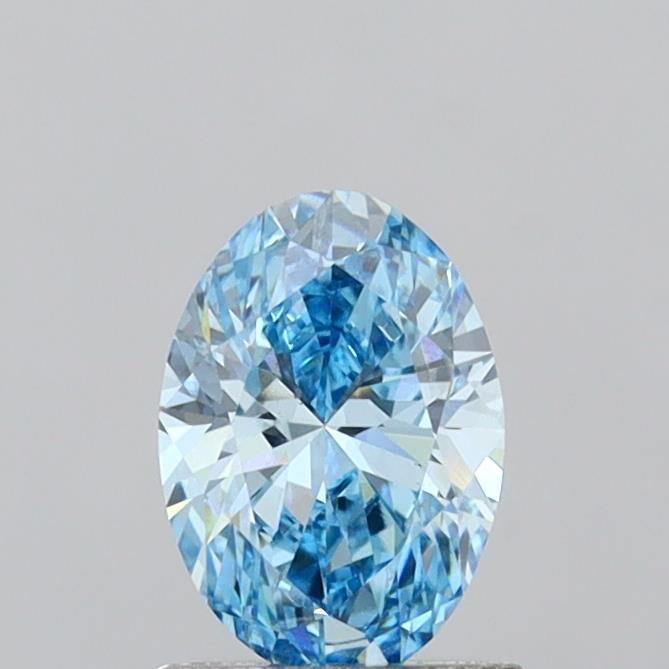1.03 CT Fancy Vivid Blue OVAL