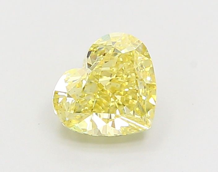 1.01 CT Fancy Intense Yellow HEART