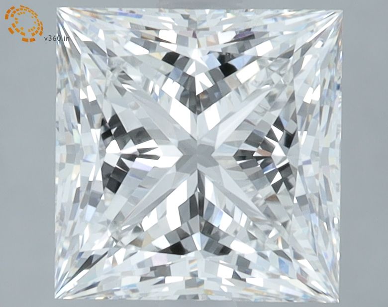 3.09 ct. princess Lab Grown Diamond front image