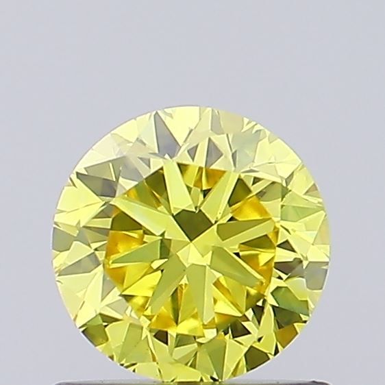 0.71 CT Fancy Intense Yellow ROUND