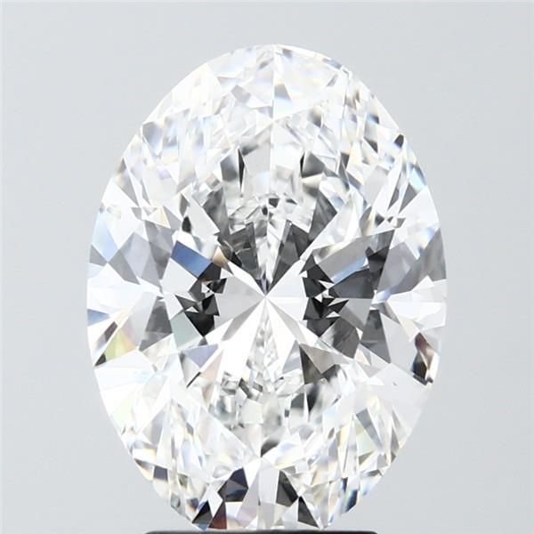 4.02 ct. oval Lab Grown Diamond front image