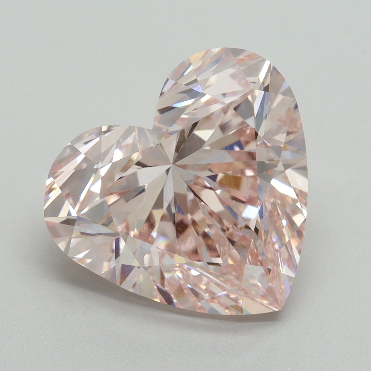 6.61 ct. heart Lab Grown Diamond front image